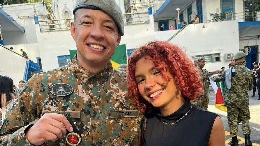 Naysa era filha do major Neyfson Borges, do Batalhão de Choque da Polícia Militar do Rio de Janeiro. 