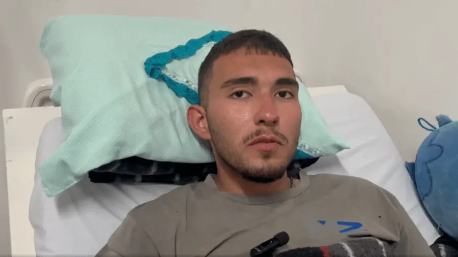 Imagem mostra Roberto Farias Tomaz, jovem que foi encontrado vivo após desaparecer no Pico Paraná.