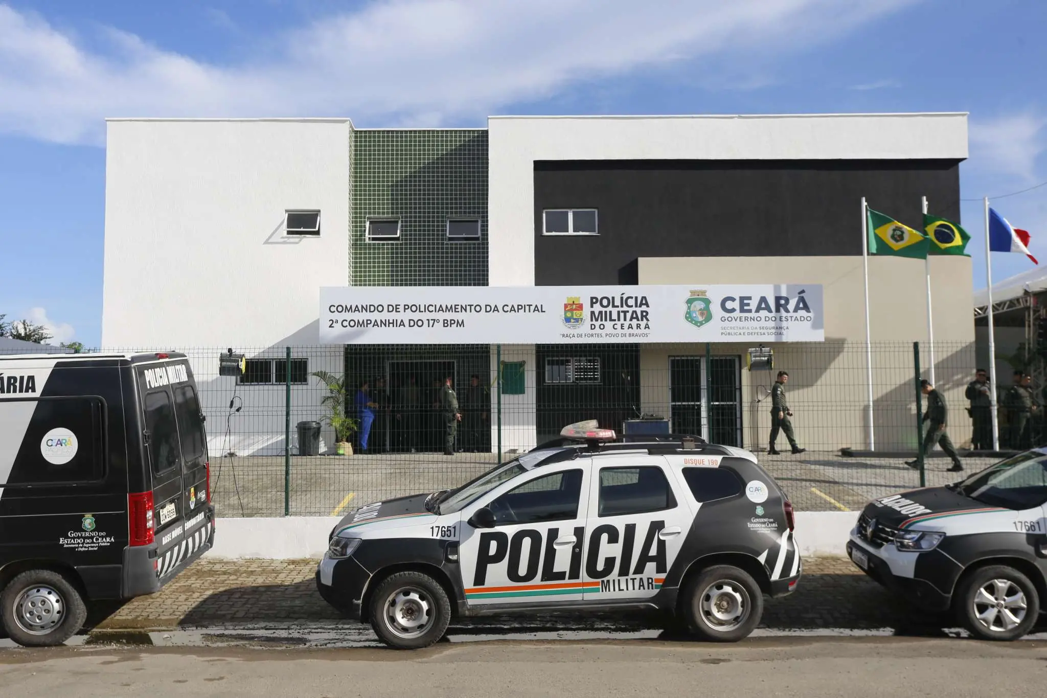 Imagem do batalhão da polícia militar do ceará.