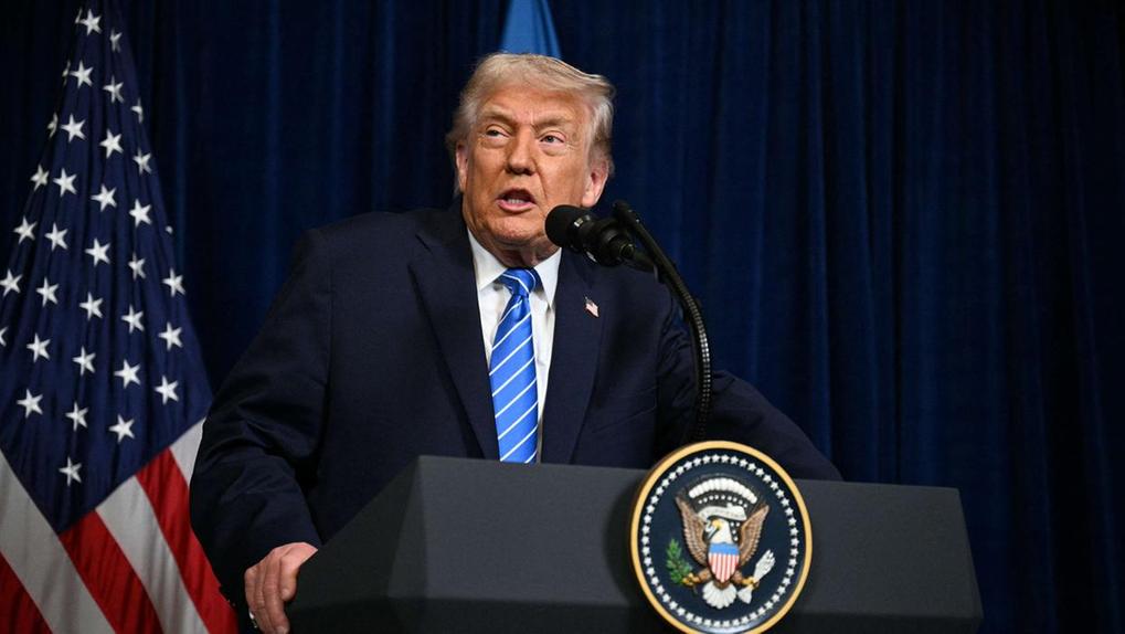 foto do presidente dos Estados Unidos, Donald Trump.