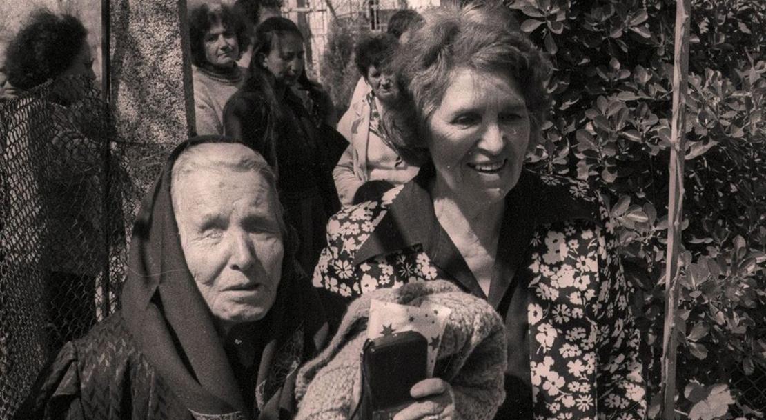Foto antiga de Baba Vanga.