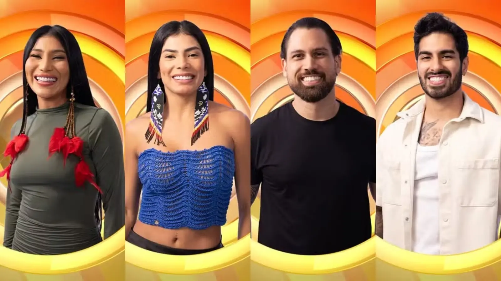 Participantes da casa de vidro Norte do BBB 26.