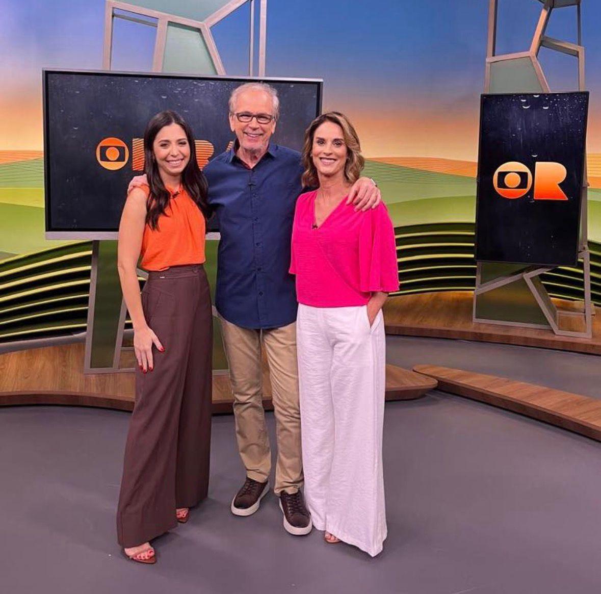 Apresentadores do Globo Rural.