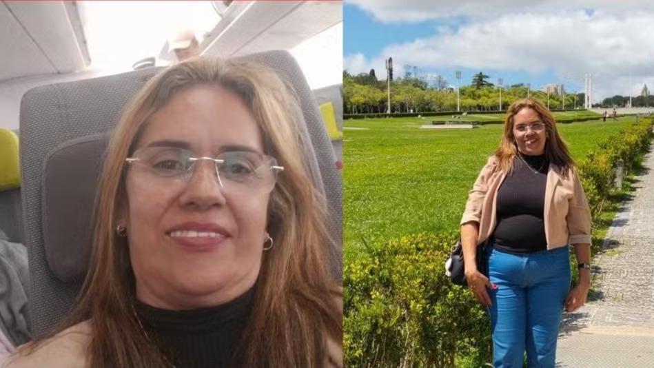 Fotos mostram babá cearense Lucinete Freitas em Portugal.