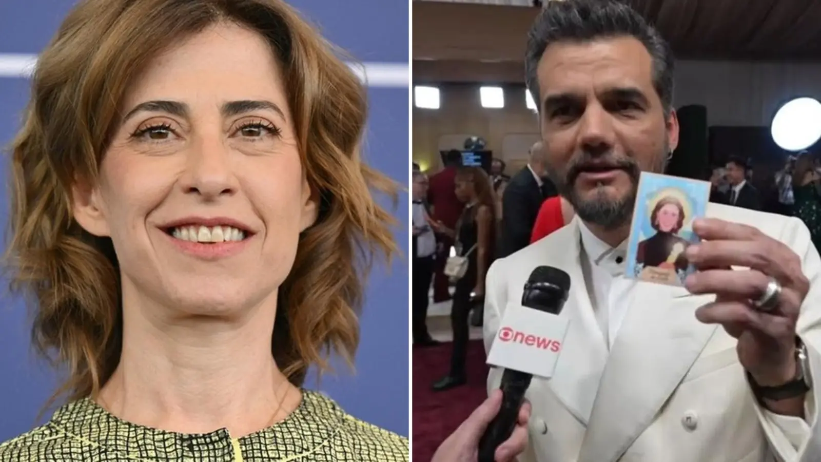 Montagem de fotos mostra Fernanda à esquerda e Wagner à direita.