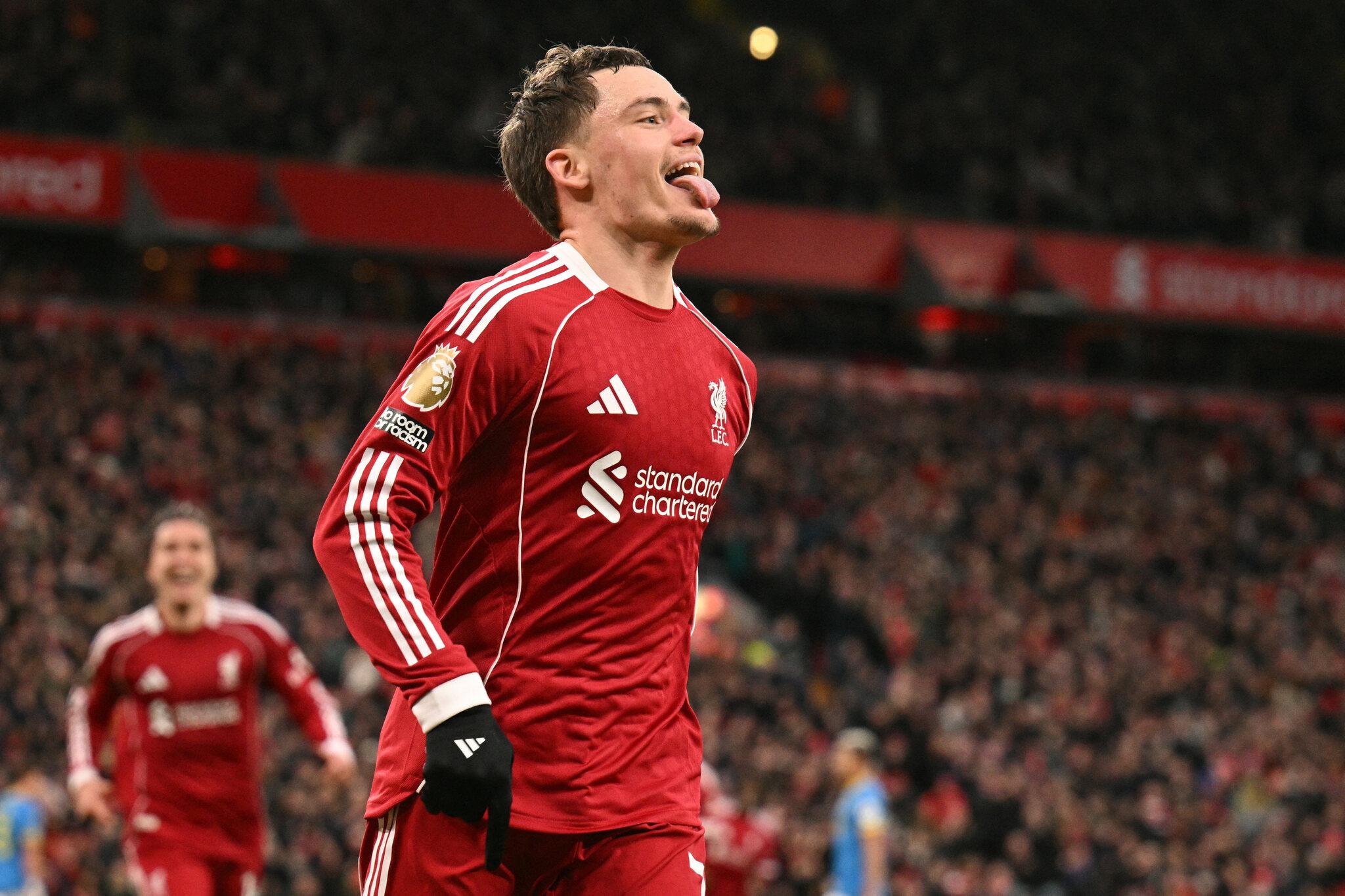 Foto de Florian Wirtz, jogador do Liverpool