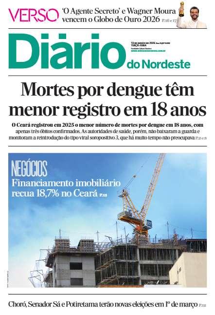 Capa da edição do dia