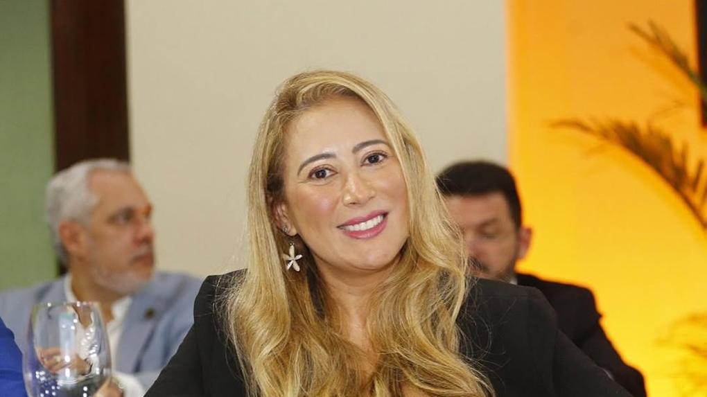 Foto de Liliane Araújo, presidente do O Democrata no Ceará.