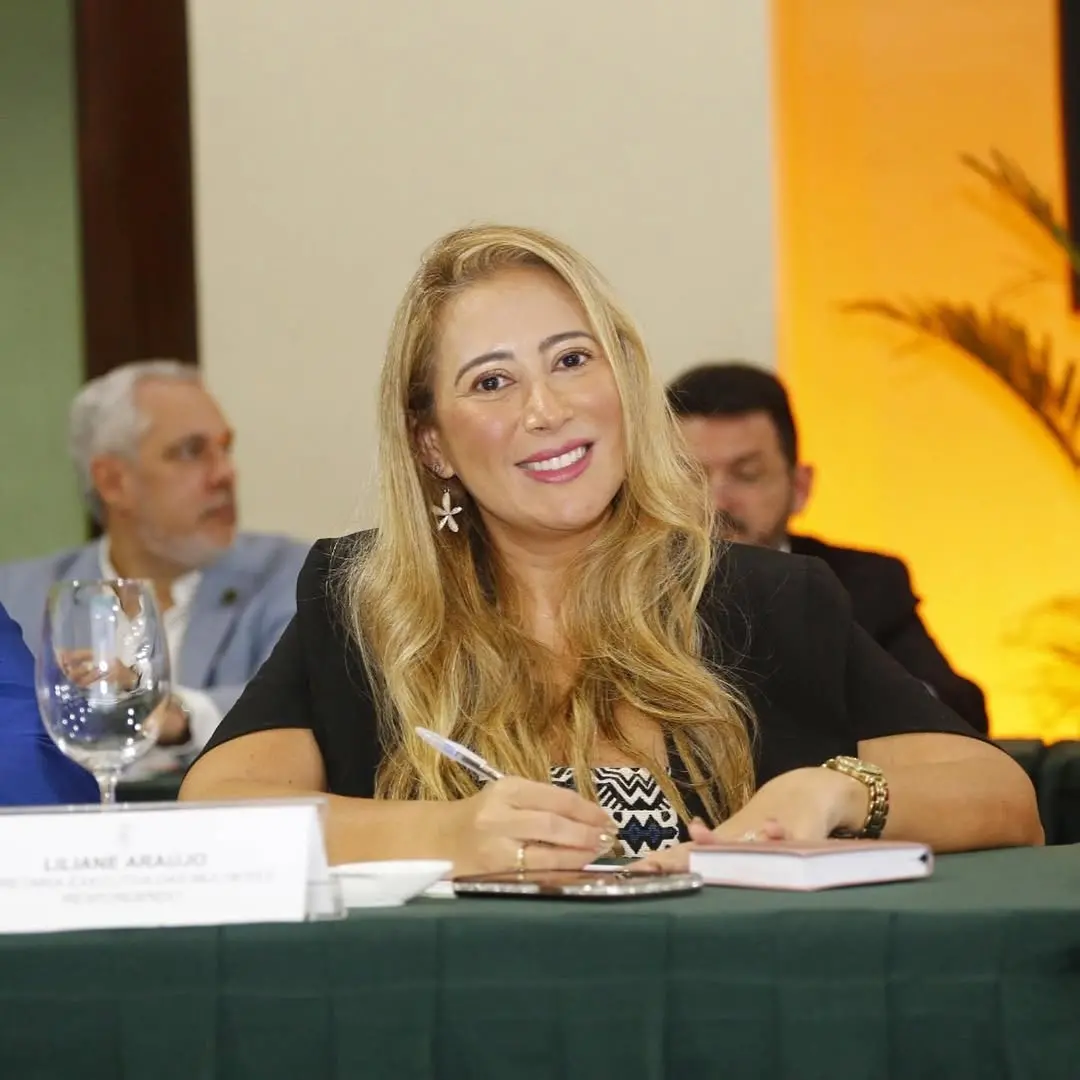 Foto de Liliane Araújo, presidente do O Democrata no Ceará.