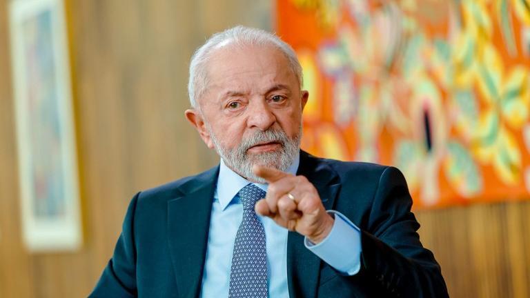 foto do presidente Lula. Imagem usada em matéria sobre presidente sancionar a última lei da reforma tributária.