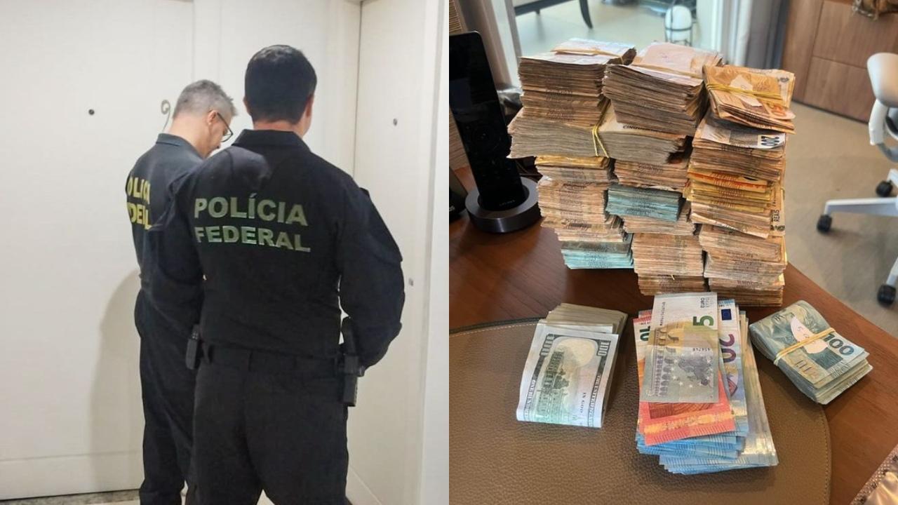 PF apreendeu dinheiro e veículo em endereços visitados em operação.