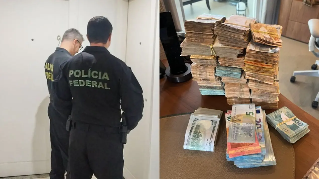 PF apreendeu dinheiro e veículo em endereços visitados em operação.