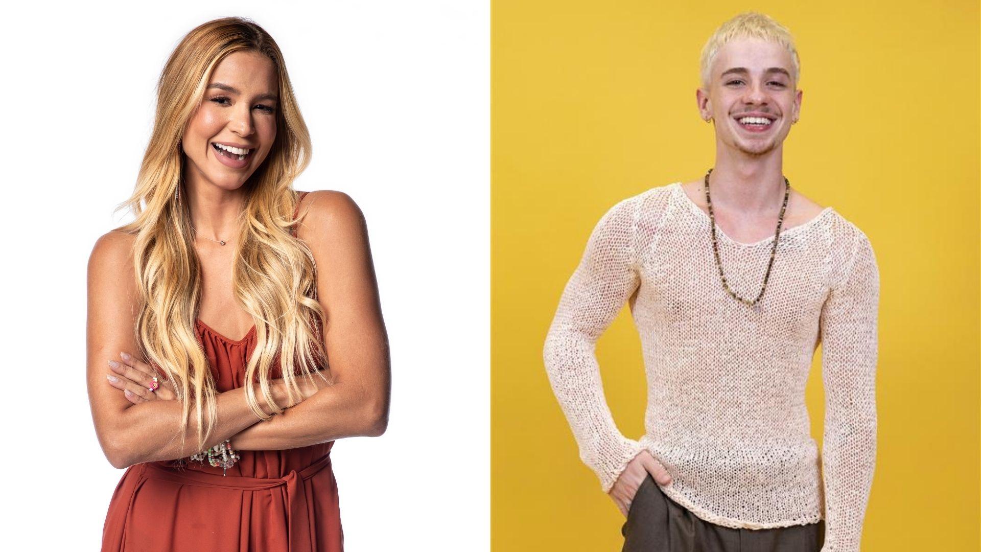 Colagem com Kerline e Juliano lado a lado.