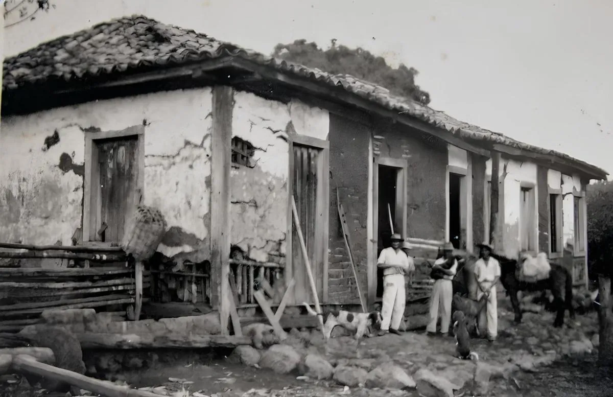 Registro da sede da Fazenda Papuda.