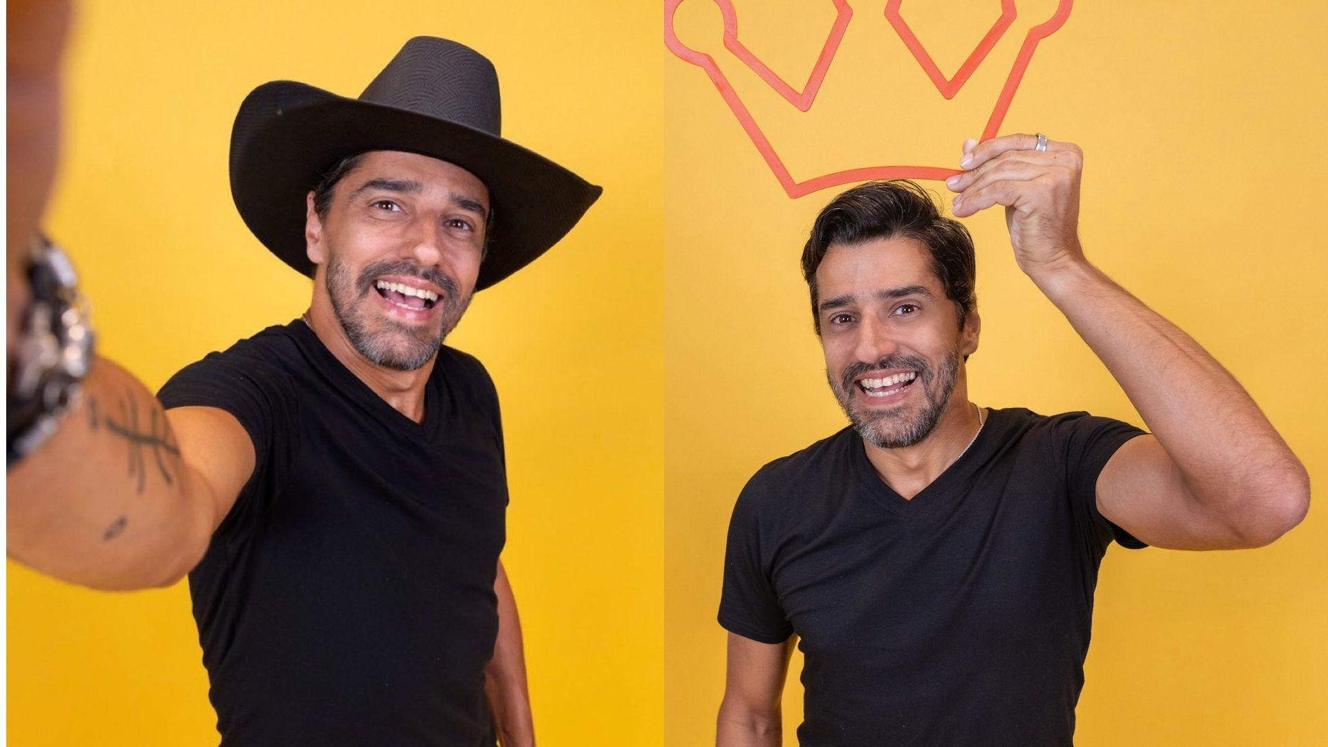 Colagem com fotos oficiais de Alberto.