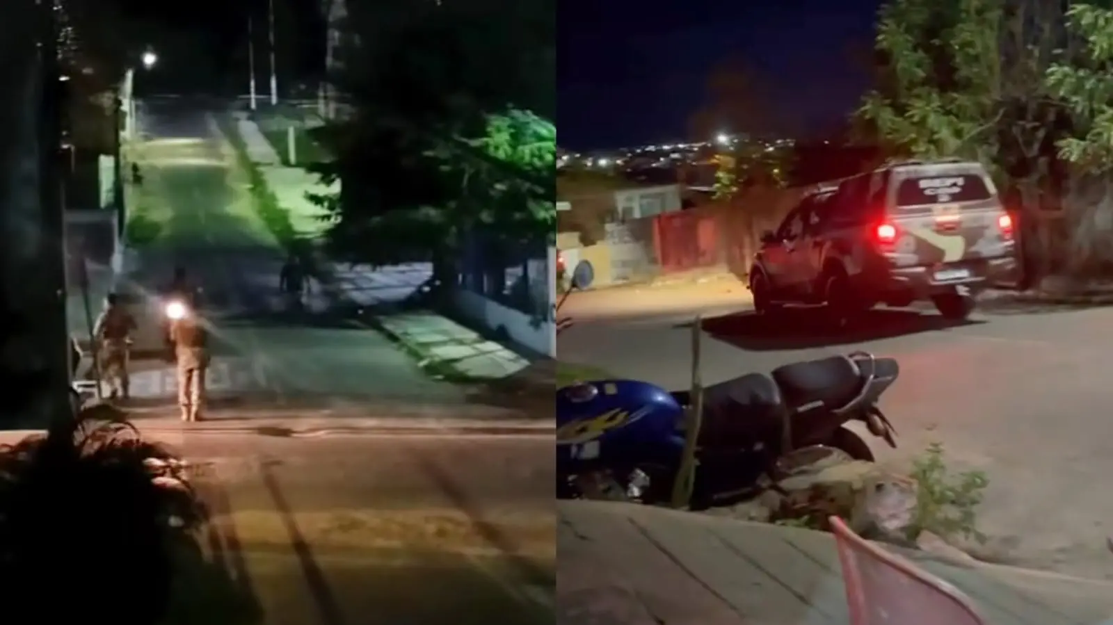 Patrulhas da 4ª Companhia do Batalhão Especializado em Policiamento do Interior em operação nas ruas do Crato.