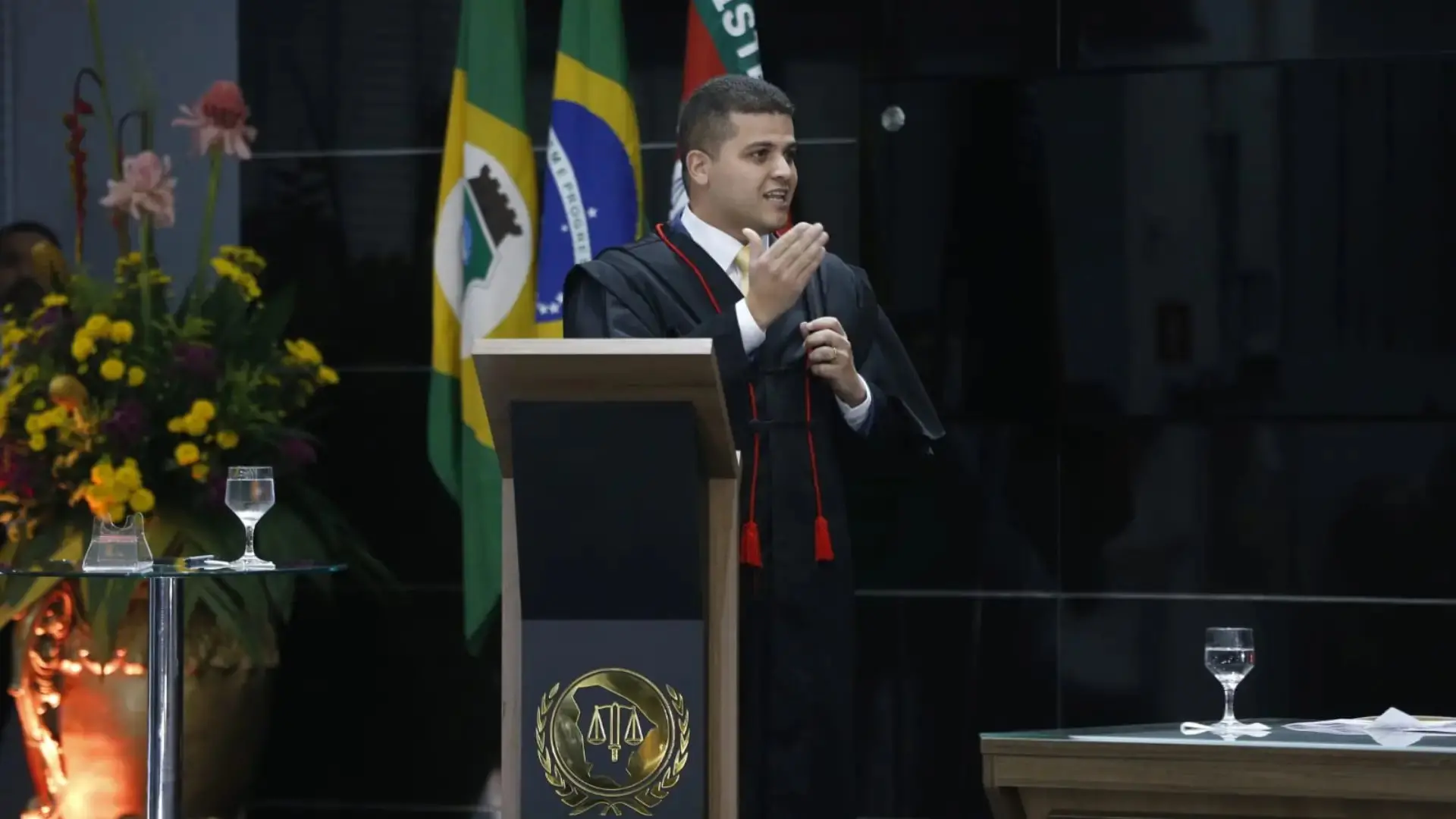 Foto do promotor de Justiça Herbert Gonçalves Santos.