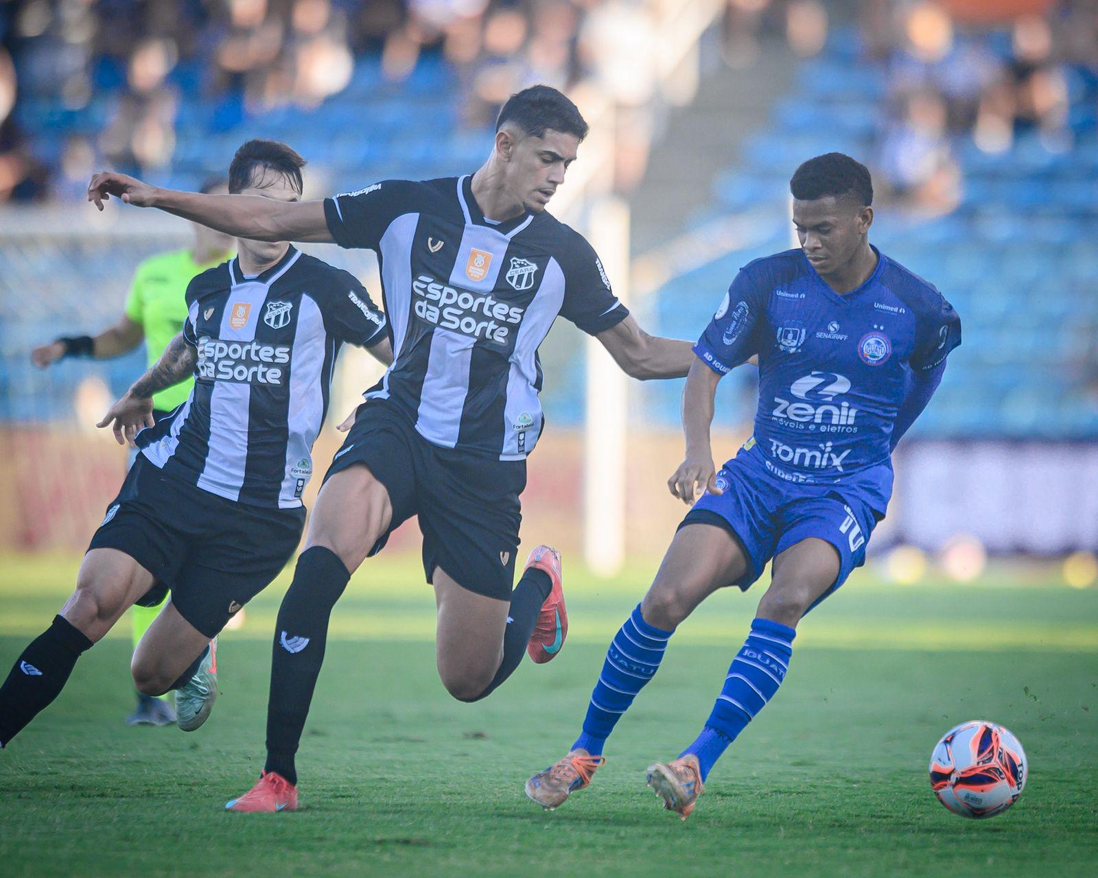 Foto de Pedro Gilmar durante Ceará x Iguatu