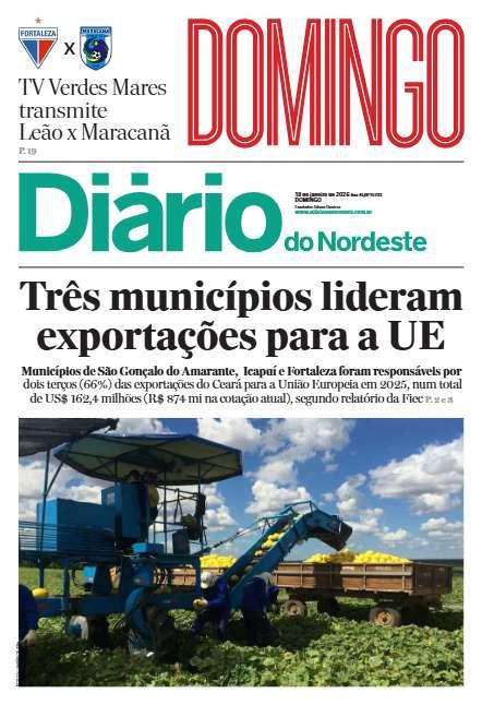 Capa da edição do dia