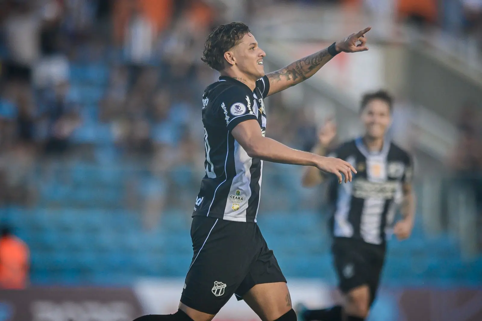 Lucca comemora gol do Ceará