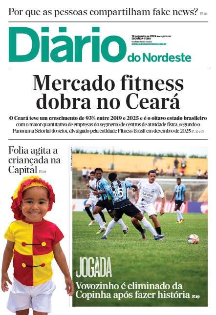 Capa da edição do dia