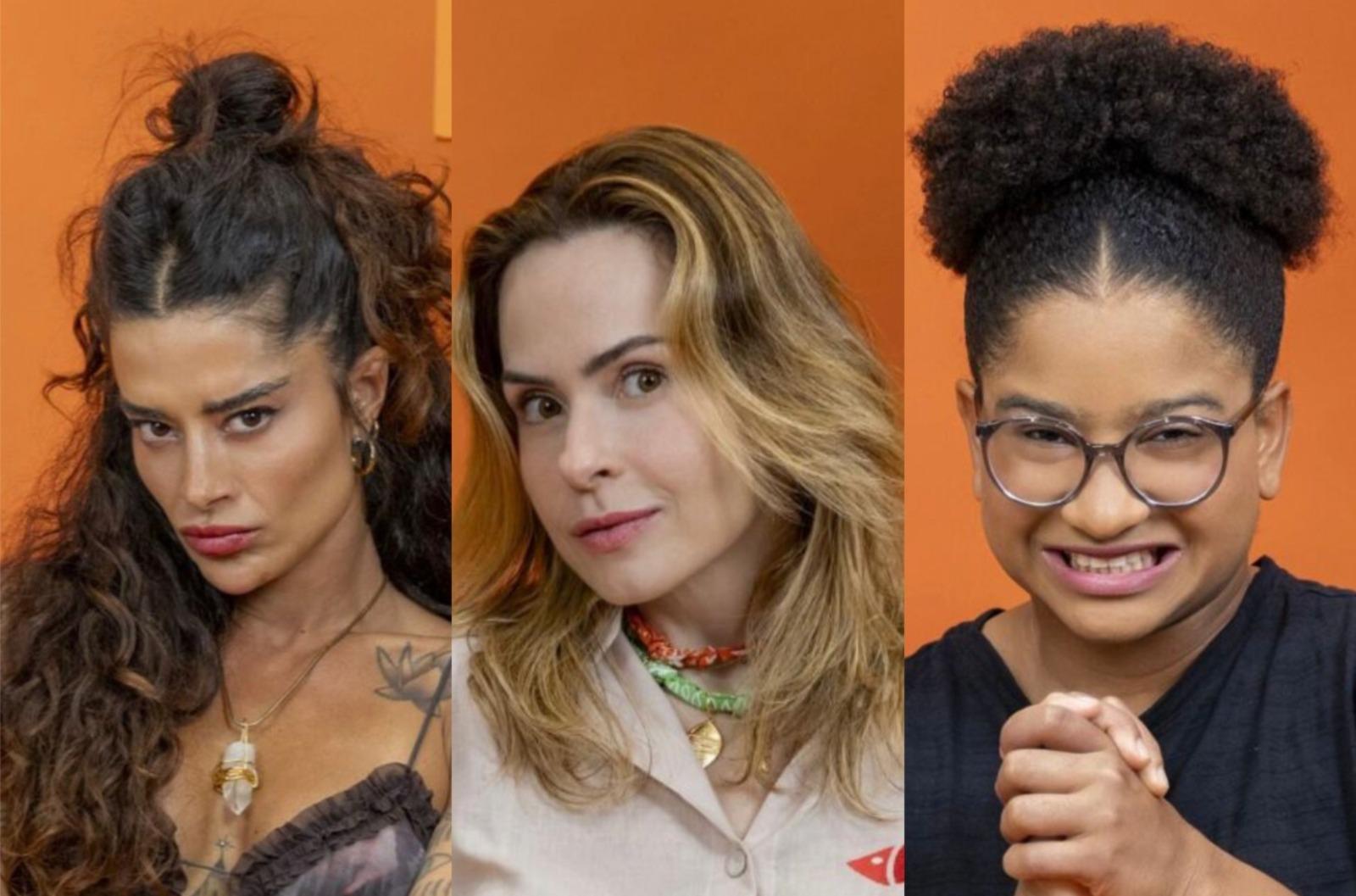 Foto que contém Aline, Ana Paula e Milena, do BBB 26.