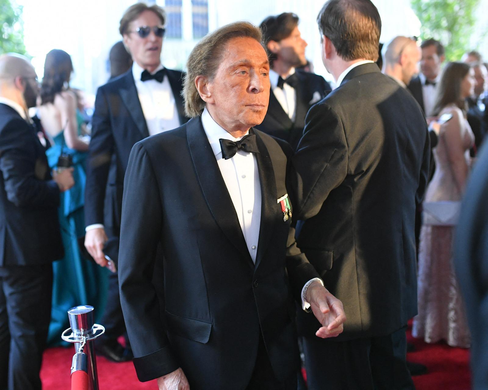 Valentino durante o Tony Awards.