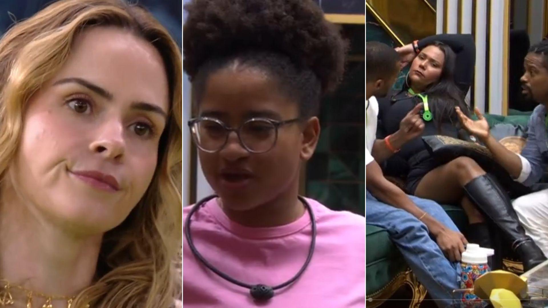 Ana Paula Renault, Milena, Leandro, Chainy, e Matheus no BBB 26