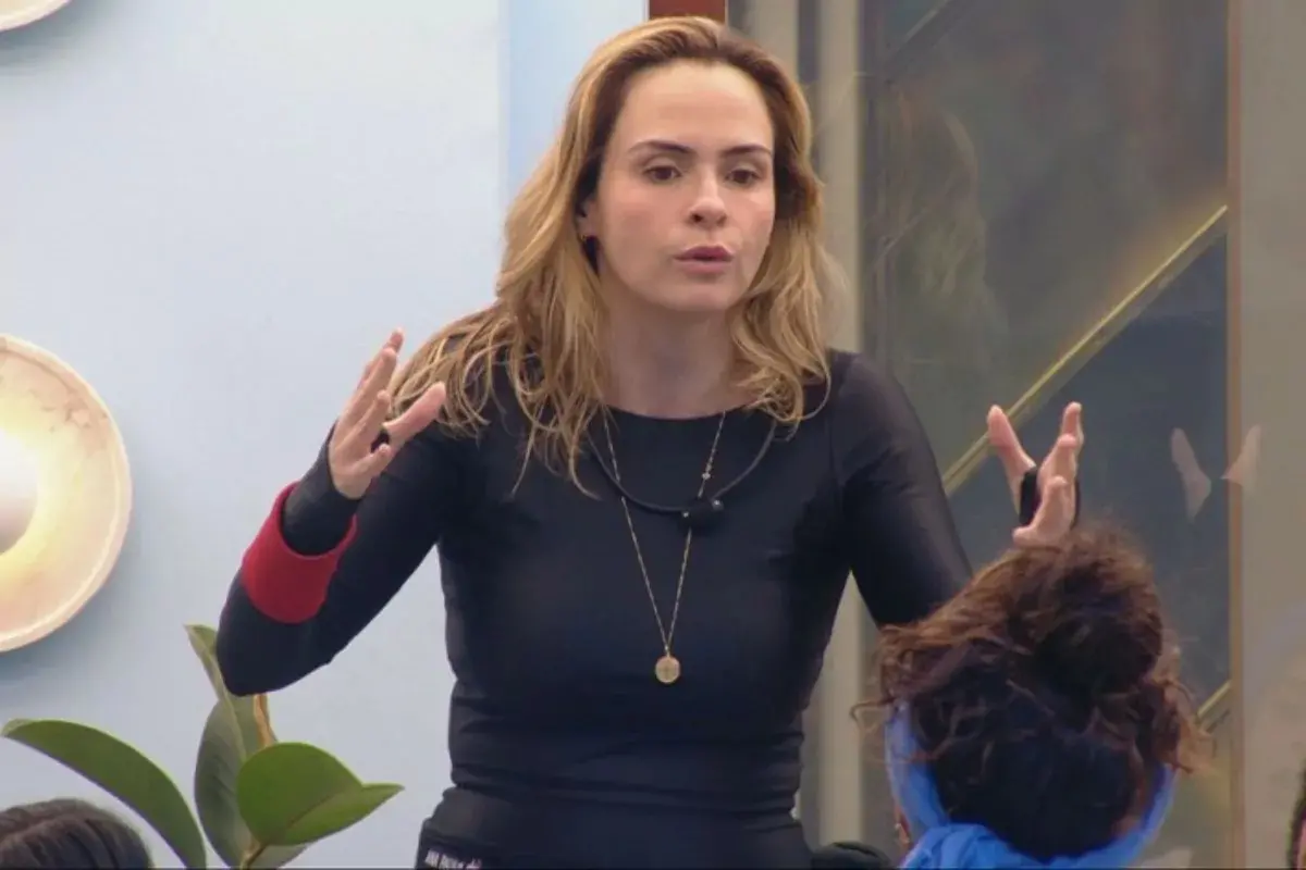 foto de Ana Paula Renault em conversa com Aline Campos no BBB 26.
