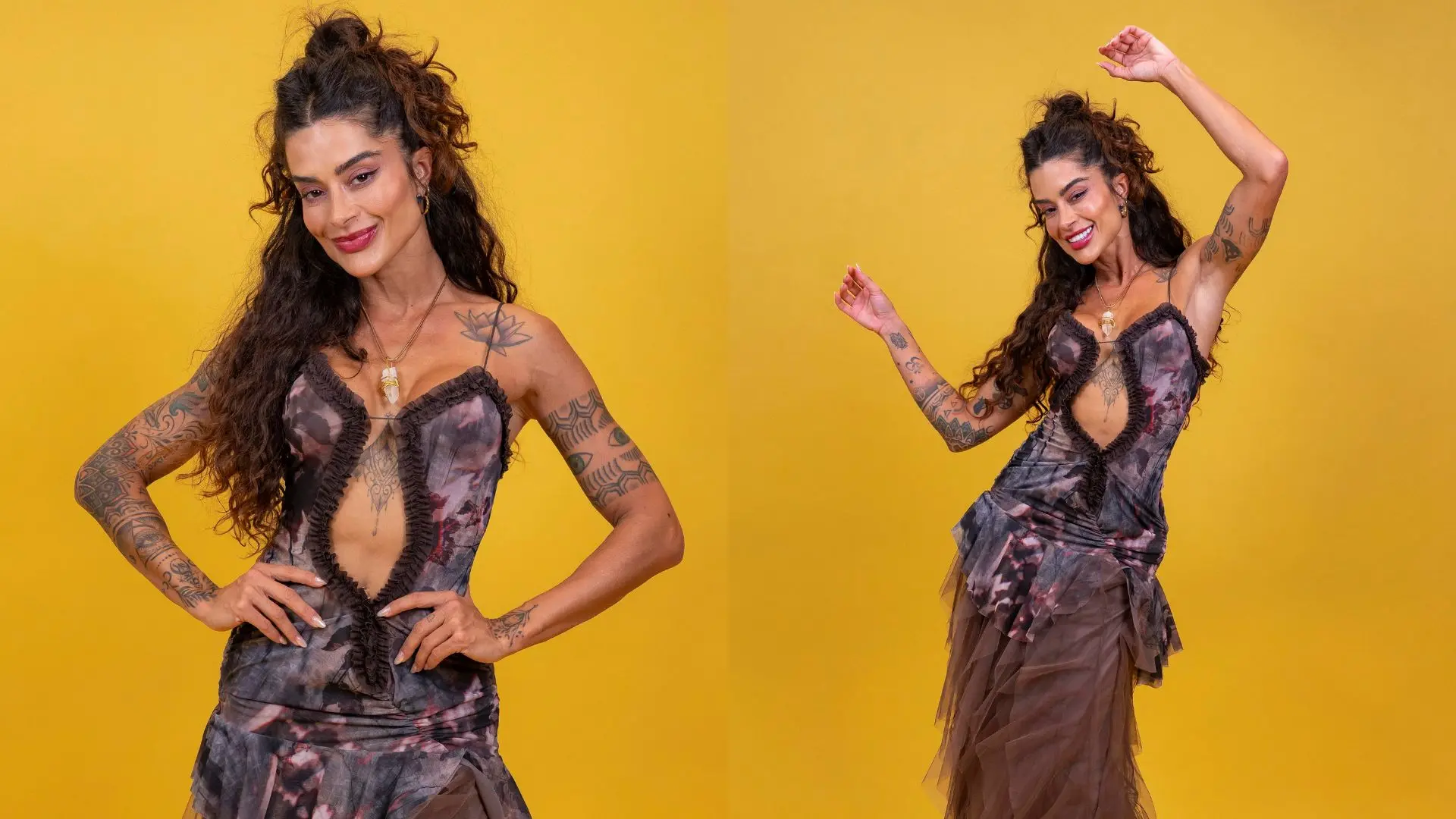 Aline Campos no BBB 26.