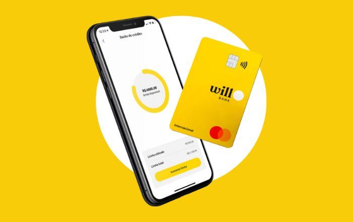 Imagem do cartão Will Bank para matéria sobre como ficam os clientes.