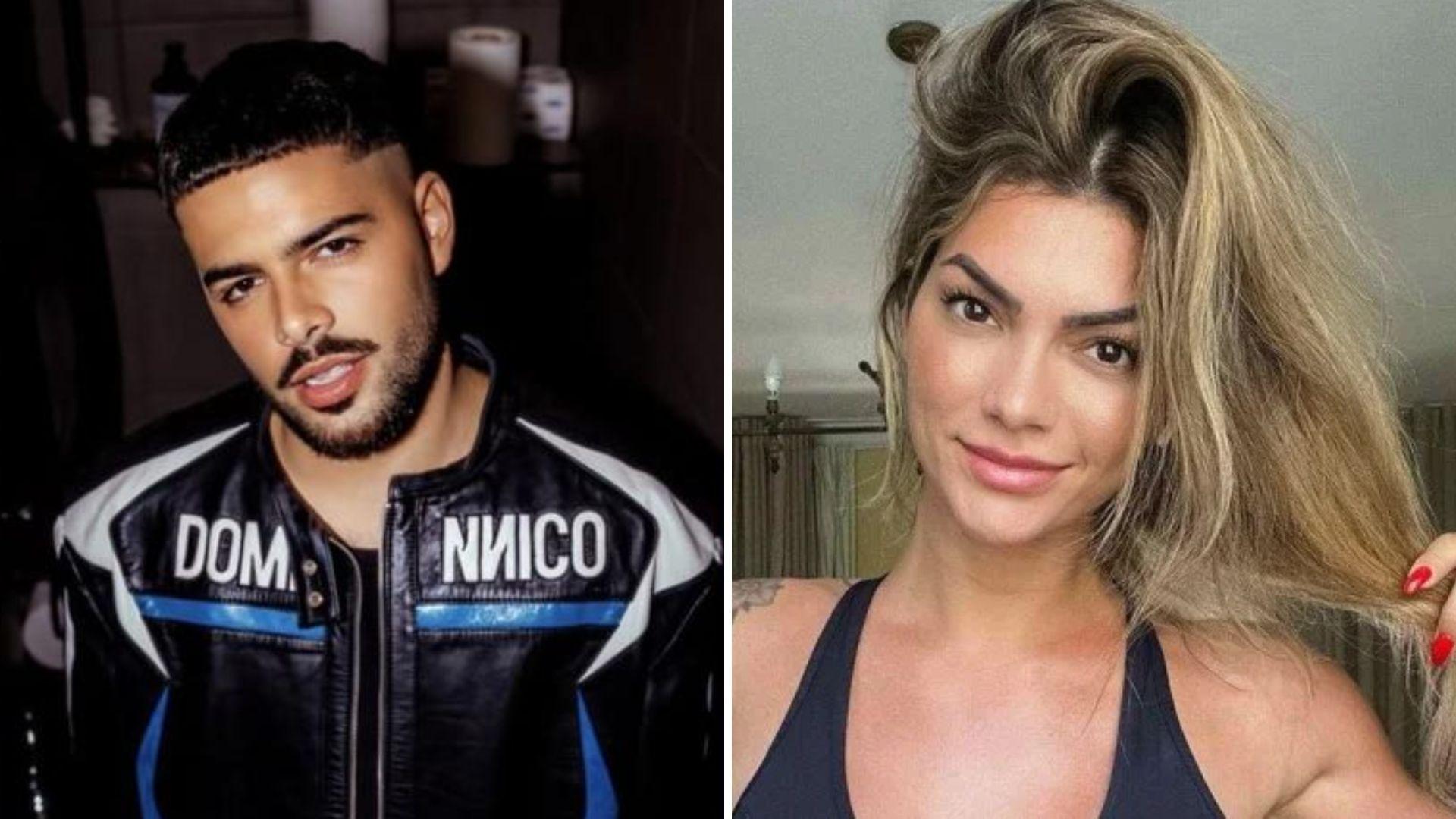 montagem de fotos dos cantores Pedro Sampaio e Kelly Key.