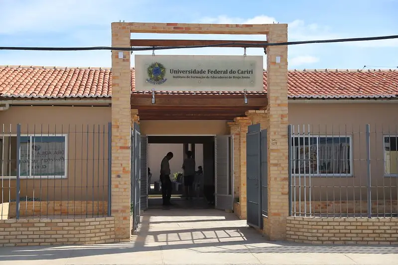 Entrada do campus da UFCA em Brejo Santo, no Ceará.