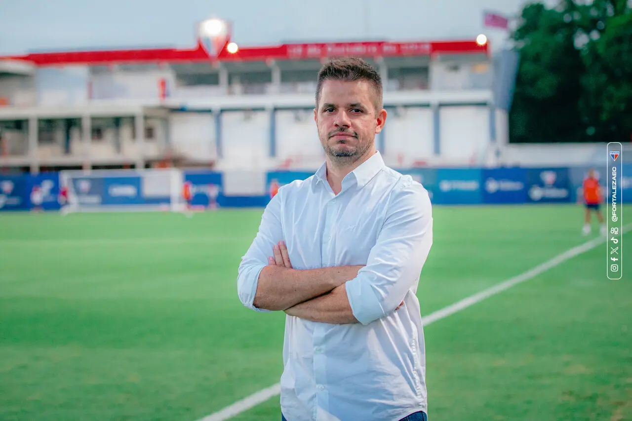 Roberto Braga em ação pelo Fortaleza