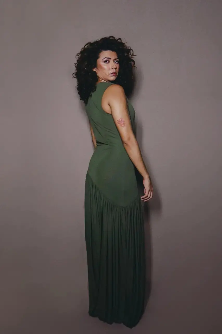 A atriz Geane Albuquerque.