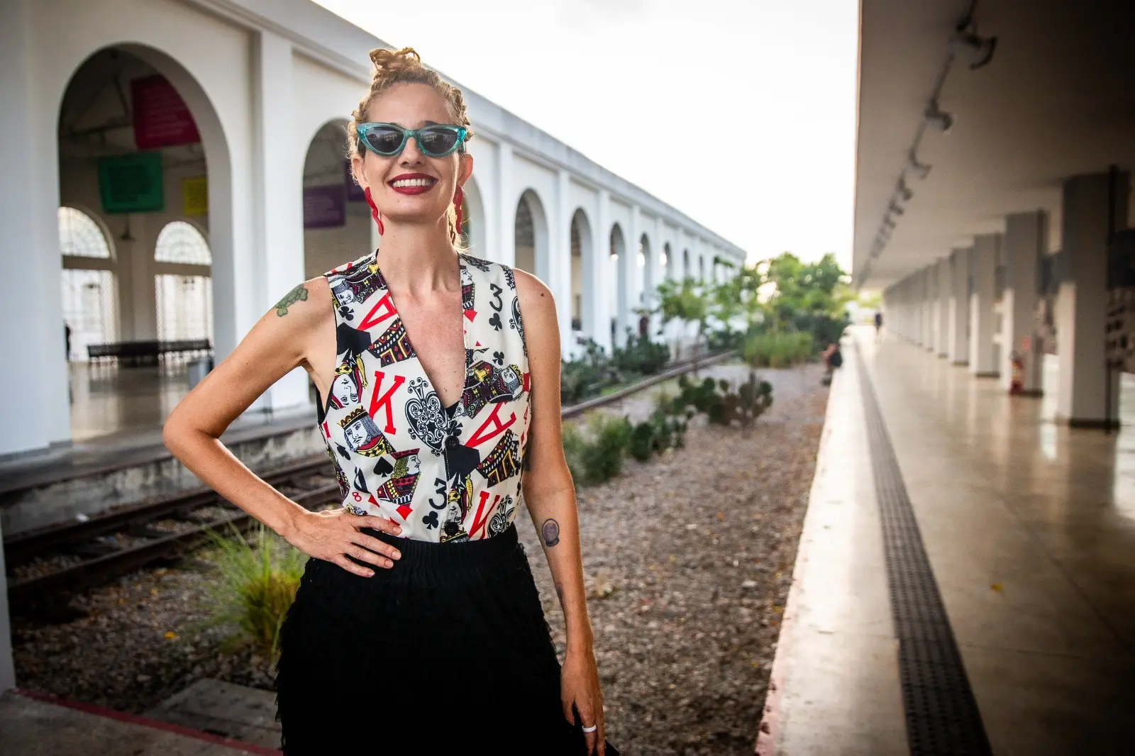 Artista lançou livro em evento na Kuya, no Complexo Cultural Estação das Artes.