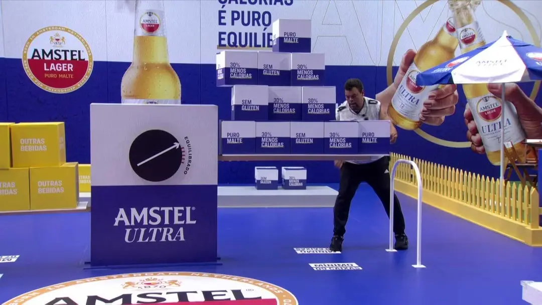 Babu durante a prova do Líder do BBB 26.