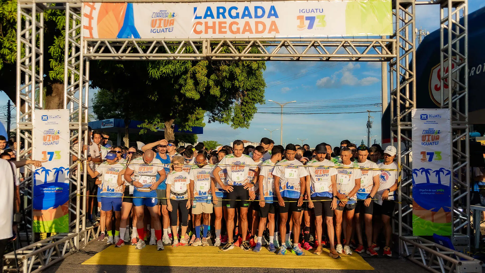 Largada da corrida de Iguatu.