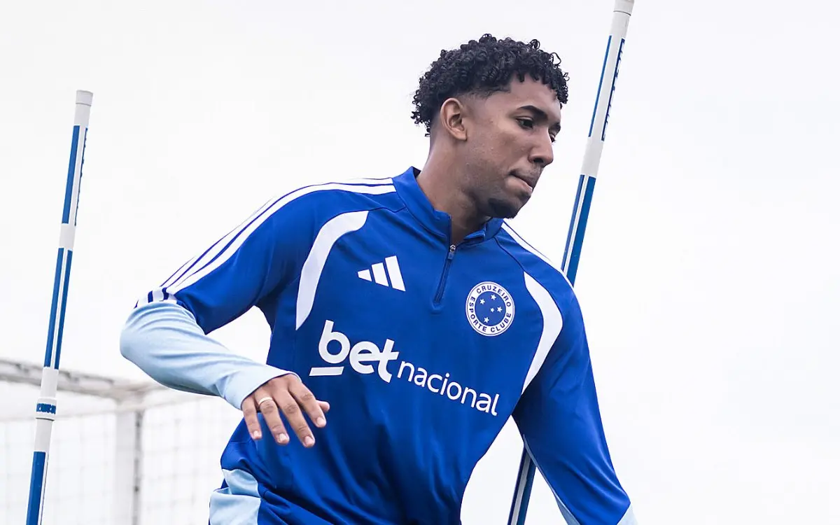 Ryan Guilherme em ação pelo Cruzeiro