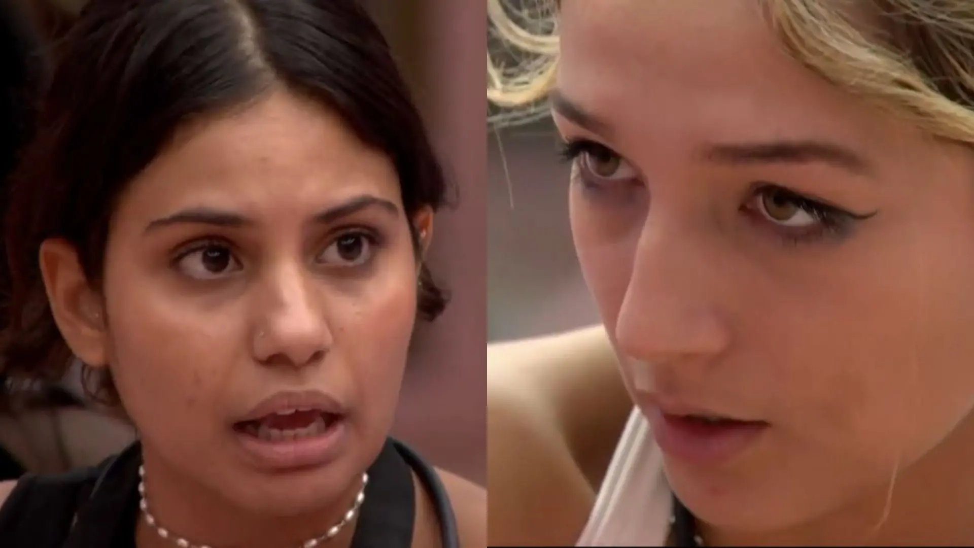 Colagem com Gabi e Samira.