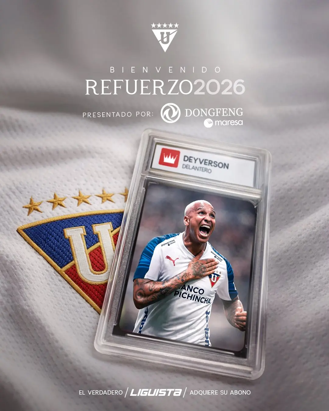 Deyverson é anunciado pela LDU e deixa o Fortaleza de graça