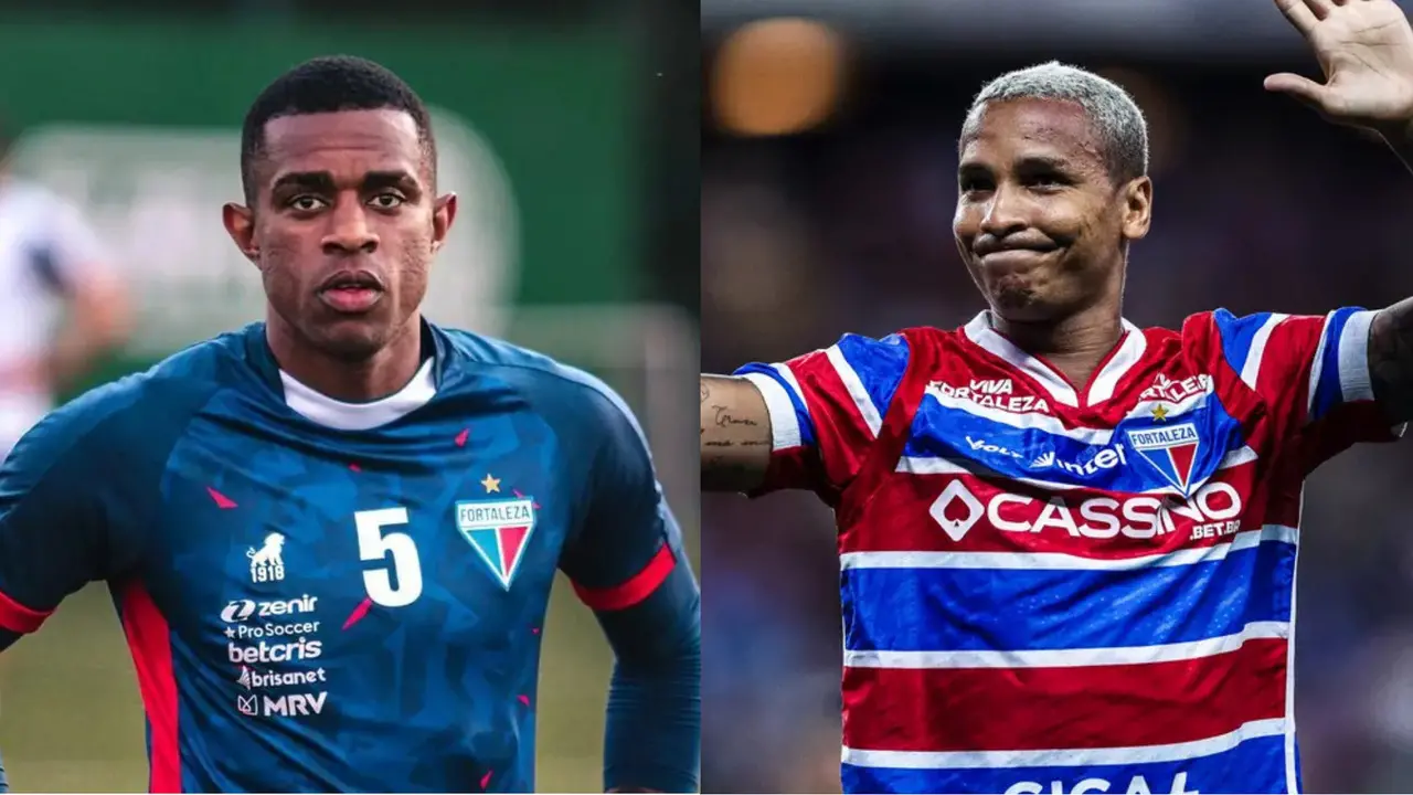 Montagem com fotos de Benevenuto e Deyverson