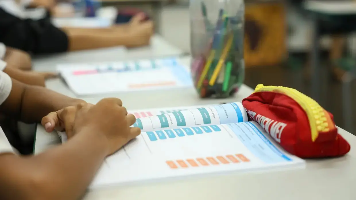 Alunos em sala de aula