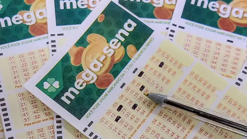 Volante da Mega-Sena.