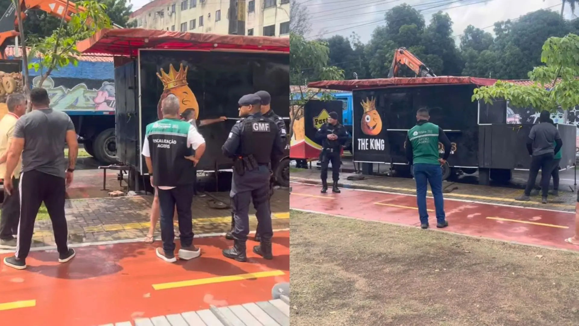 Agefis tenta remover trailers do Parque Rachel de Queiroz.
