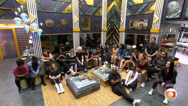 Participantes na sala antes da prova.