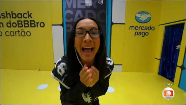 Momento em que Maxiane é declarada vencedora.