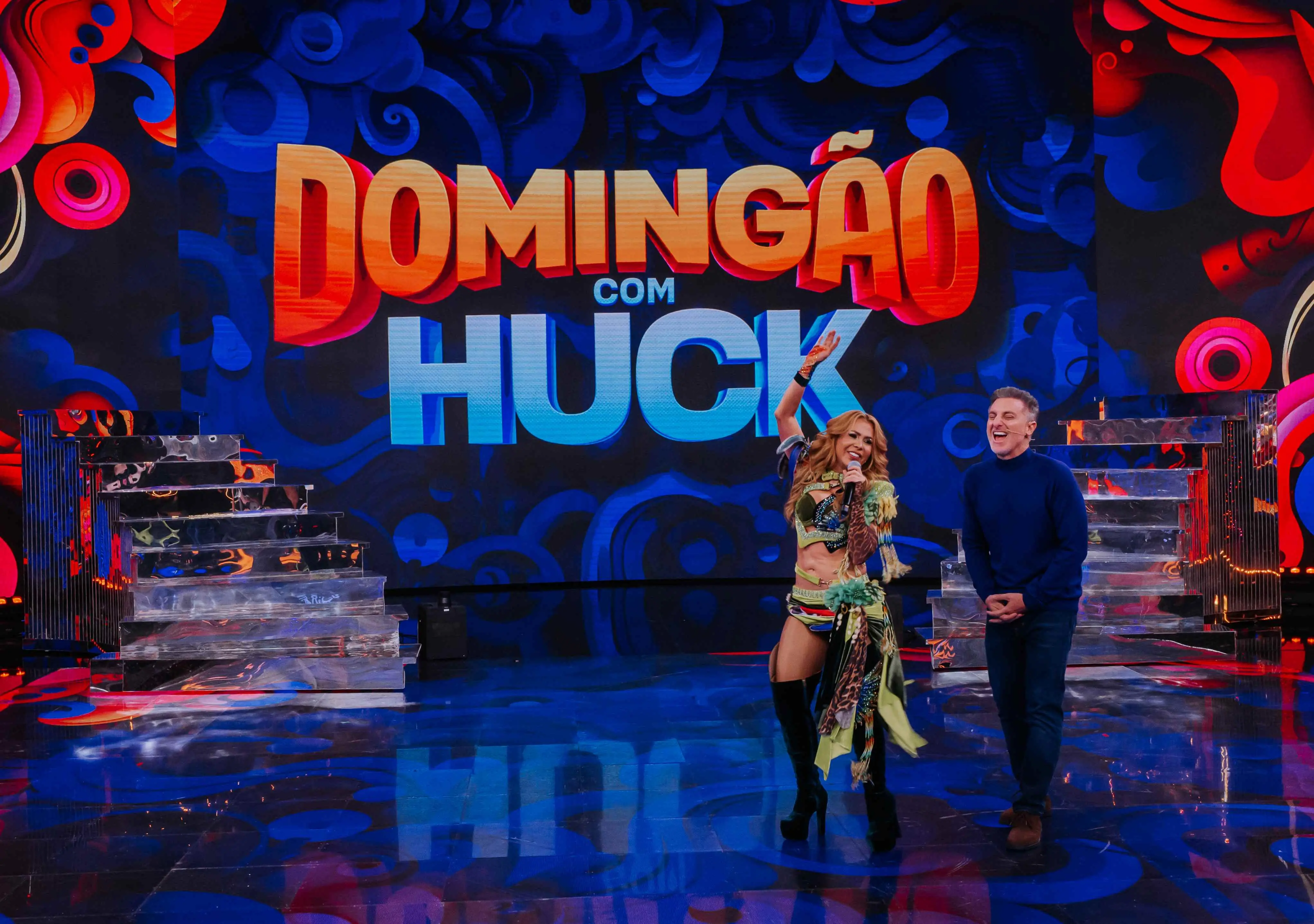 No palco vibrante do programa 