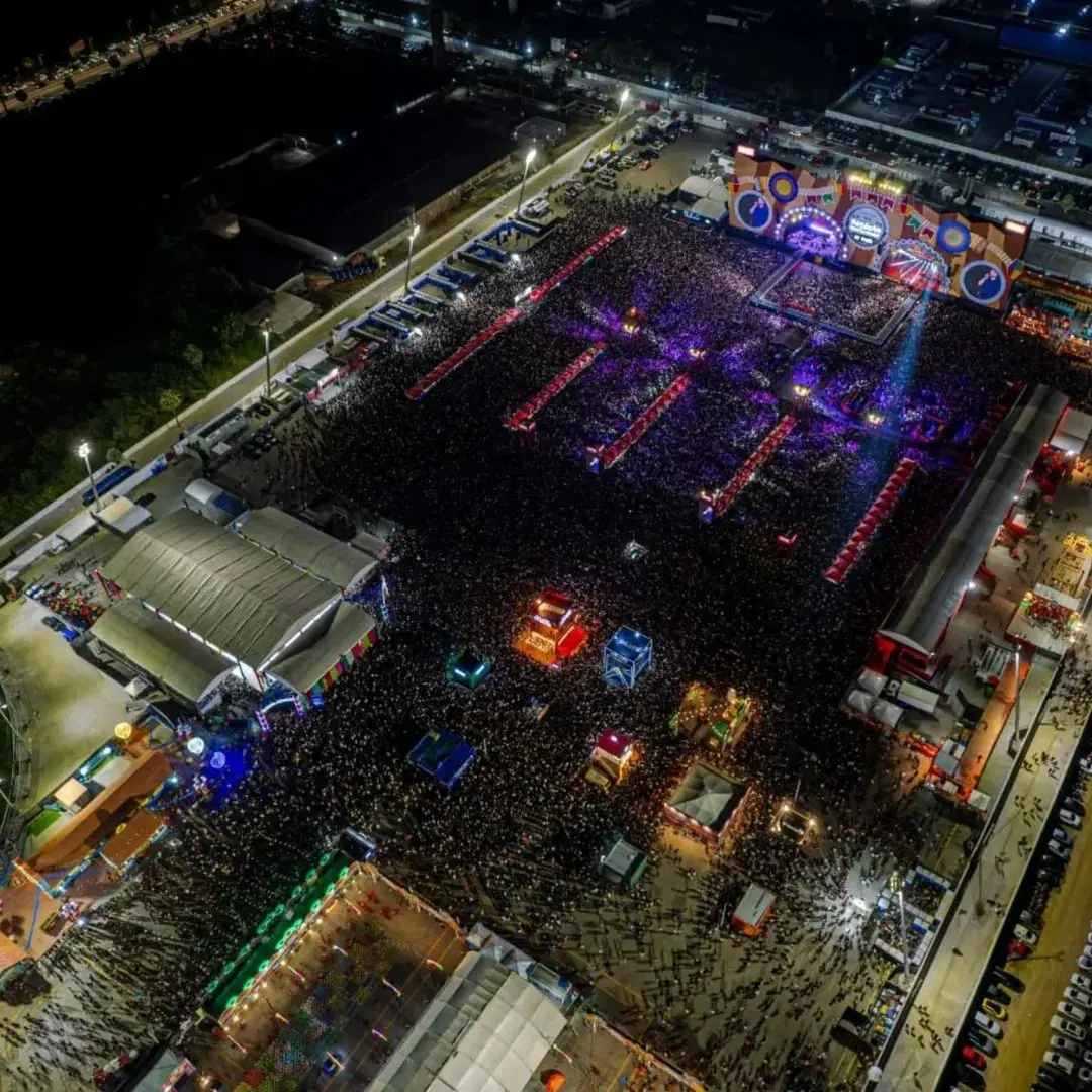 Foto aérea do São João de Maracanaú.