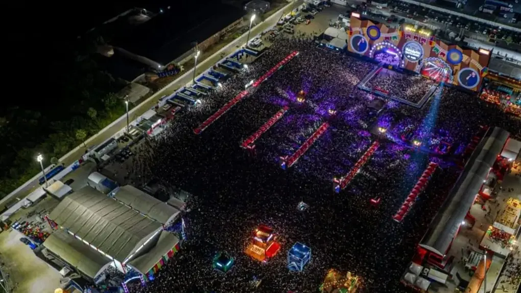 Foto aérea do São João de Maracanaú.